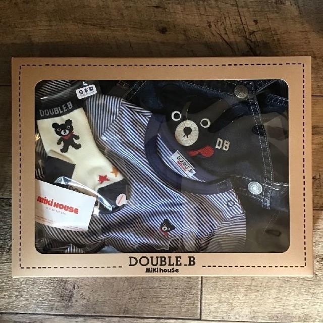 DOUBLE.B(ダブルビー)のdouble.b ダブルビー ギフト 出産祝 ミキハウス キッズ/ベビー/マタニティのベビー服(~85cm)(パンツ)の商品写真