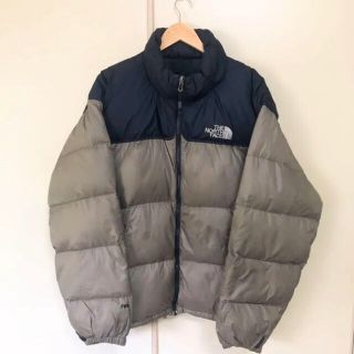 ザノースフェイス(THE NORTH FACE)の人気カラー◎ ノースフェイス　ヌプシ   ベージュ  ゴールド　Lサイズ(ダウンジャケット)