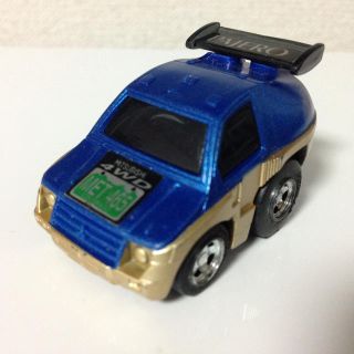 タカラトミー(Takara Tomy)のタカラ 日本製 チョロQHG 三菱パジェロ 初版ブルーメタリック ダンロップ(ミニカー)