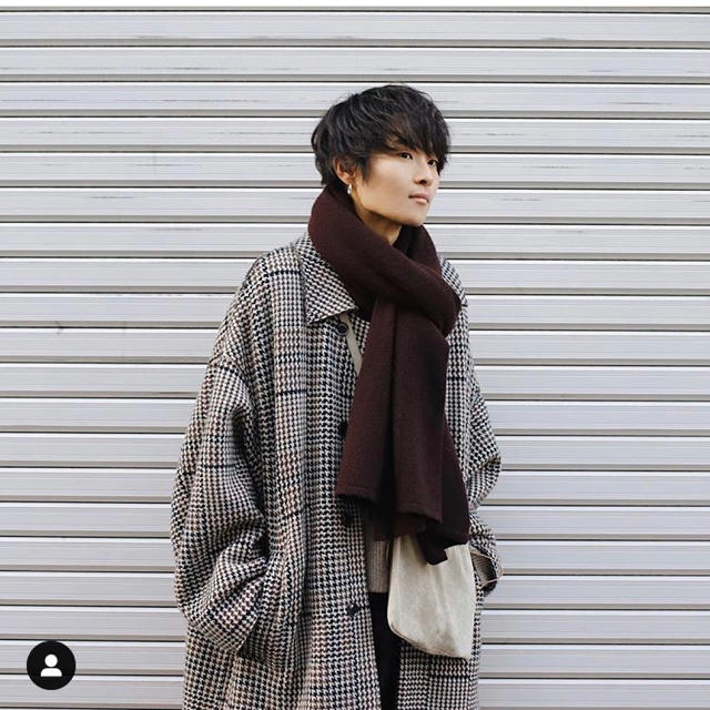 ストールYOKE ALPACA WOOL LONG STOLE 19aw