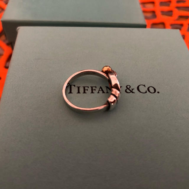 Tiffany & Co.(ティファニー)のティファニー ♥フック＆アイ♥18ｋ＆ Svリング レディースのアクセサリー(リング(指輪))の商品写真