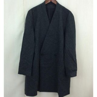 ラッドミュージシャン(LAD MUSICIAN)のエトセンス ETHOSENS  ノーカラーコート 美品(チェスターコート)