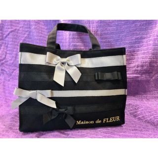 メゾンドフルール(Maison de FLEUR)のMaison de FLEUR  リボンバッグ(トートバッグ)