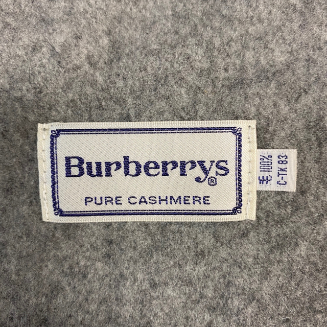 BURBERRY(バーバリー)のバーバリーズ カシミヤマフラー グレー メンズのファッション小物(マフラー)の商品写真