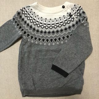 エイチアンドエム(H&M)のノルディックニット(ニット)