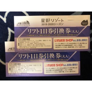 アルツ磐梯・猫魔スキー場リフト1日券ペア(スキー場)