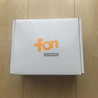 fon WiFiルーター　新品(PC周辺機器)