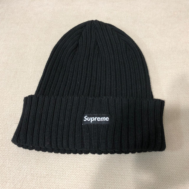 【新品・未使用】supreme シュプリーム ニット帽 ブラック