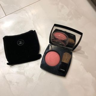 シャネル(CHANEL)のCHANEL POWDER BLUSH 72ROSE シャネル　チーク　ピンク(チーク)