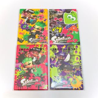 ニンテンドウ(任天堂)の【送料無料】スプラトゥーン2 ポチ袋(お年玉袋)4柄セット計20枚　シール付き(その他)