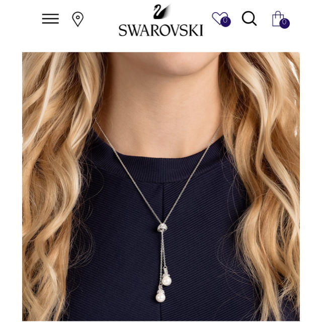 SWAROVSKI(スワロフスキー)のスワロフスキー　ネックレス レディースのアクセサリー(ネックレス)の商品写真