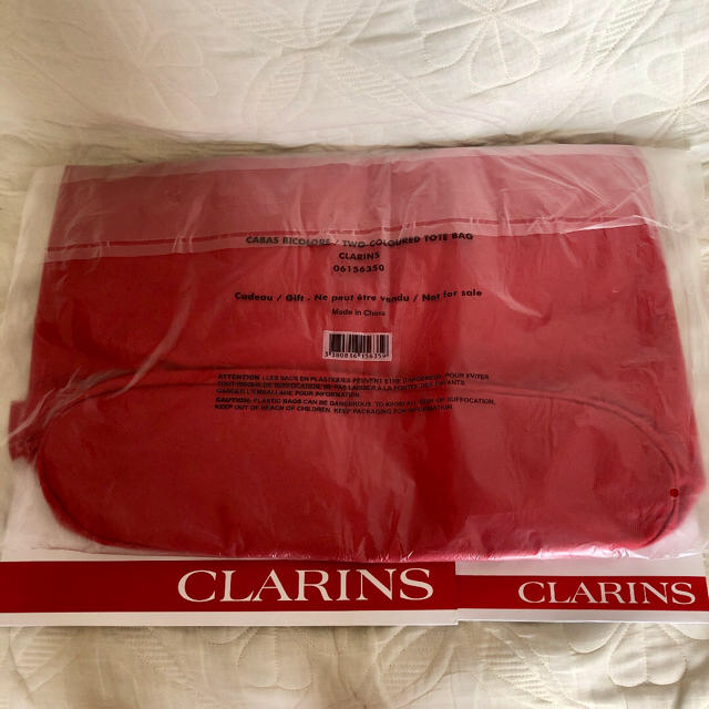 CLARINS(クラランス)のCLARINS クラランス 非売品 トートバッグ レディースのバッグ(トートバッグ)の商品写真