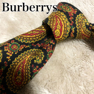 バーバリー(BURBERRY)の大人気❗️英国製 BURBERRYS バーバリー ネクタイ ペイズリー 美品(ネクタイ)