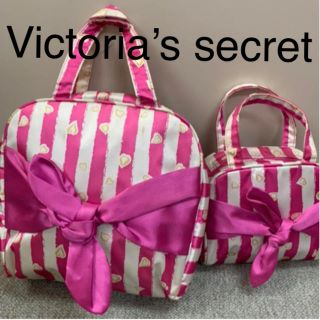 ヴィクトリアズシークレット(Victoria's Secret)の♡VICTORIA‘S SECRET♡ ヴァニティバッグ＆ポーチセット(トートバッグ)