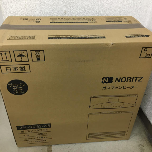 NORITZ(ノーリツ)のガスファンヒーター ノーリツ ＧＦＨ－４００５Ｓ－Ｗ５ スマホ/家電/カメラの冷暖房/空調(ファンヒーター)の商品写真