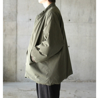 needles 19aw stand collar down sur coat