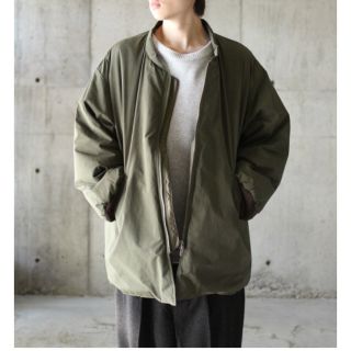 needles 19aw stand collar down sur coat