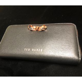 テッドベイカー(TED BAKER)の☆海外ブランド☆ ted baker 長財布 黒 ミラー付き(財布)