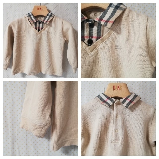 BURBERRY(バーバリー)のBURBERRY　上下セット　８０ キッズ/ベビー/マタニティのベビー服(~85cm)(その他)の商品写真