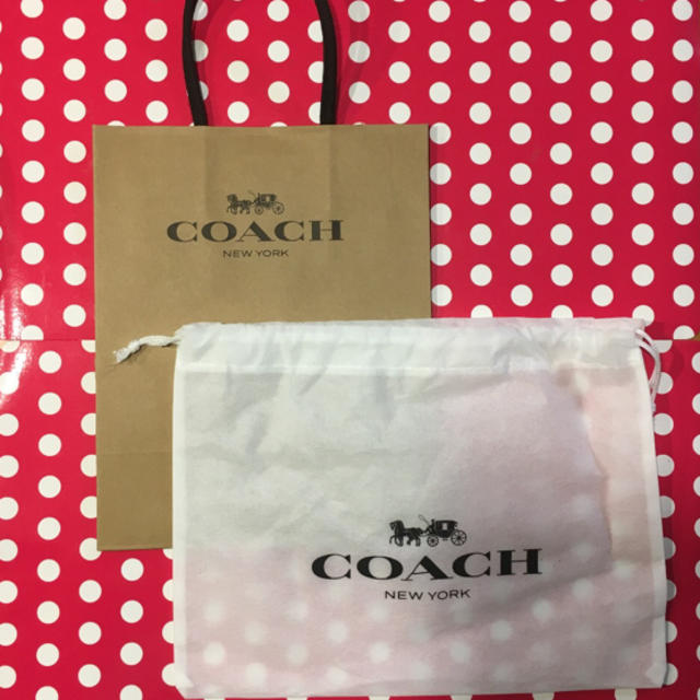 COACH(コーチ)のCOACH コーチ 紙袋  ショップ袋 レディースのバッグ(ショップ袋)の商品写真