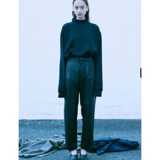 サンシー(SUNSEA)のぺぺ様専用 STEIN  FAKE LEATHER TROUSERS(スラックス)