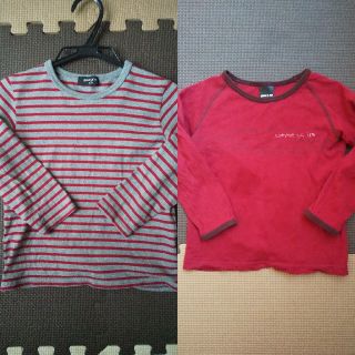 コムサイズム(COMME CA ISM)のコムサ★長袖 カットソー 110 ２着(Tシャツ/カットソー)