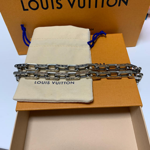 保障できる LOUIS VUITTON ルイビィトン コリエ・チェーンモノグラム