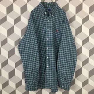 POLO RALPH LAUREN - 【ラルフローレン】90s 古着 長袖 BD 刺繍ワン