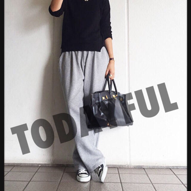 TODAYFUL(トゥデイフル)のsweat wide PT レディースのパンツ(カジュアルパンツ)の商品写真