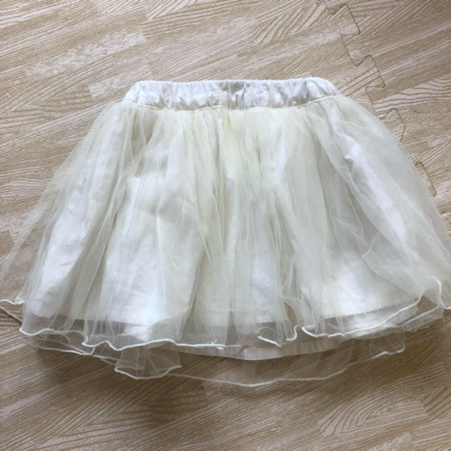 petit main(プティマイン)の美品‼︎プティマイン チュール スカート キッズ/ベビー/マタニティのキッズ服女の子用(90cm~)(スカート)の商品写真