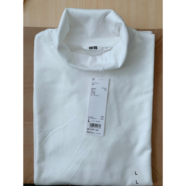 UNIQLO(ユニクロ)のユニクロU タートルネックT Lサイズ メンズのトップス(Tシャツ/カットソー(七分/長袖))の商品写真