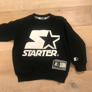 エクストララージ(XLARGE)のX-LARGE kids ✖️STARTER ブラック　スウェット　90㎝(Tシャツ/カットソー)