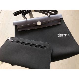 ザラ(ZARA)のimport❁︎PUレザー ショルダーベルト付き バッグ(トートバッグ)