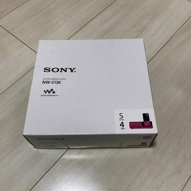 新品未使用 SONY ウォークマン NW-S13K 4GB ピンクオーディオ機器