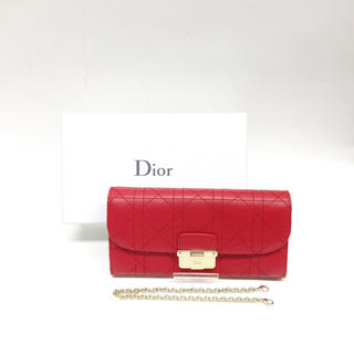 ディオール(Dior)のDior チェーン付き長財布(財布)