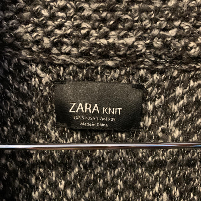 ZARA(ザラ)のZARA ロングニットコート レディースのジャケット/アウター(ニットコート)の商品写真