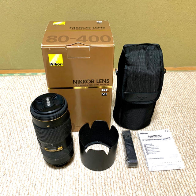 最終値下げ Nikon - VR ED f/4.5-5.6G 80-400mm ニコンAF-S レンズ(ズーム)