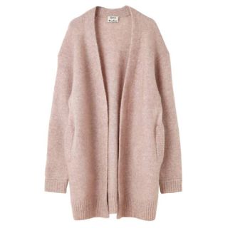 Acne Studios / アクネストゥディオズ | Reya Mohair / モヘヤニット ロングカーディガン | XXS | ブラック | レディース