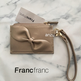 フランフラン(Francfranc)のフランフラン  リボン キー&カードケース  パスケース(パスケース/IDカードホルダー)