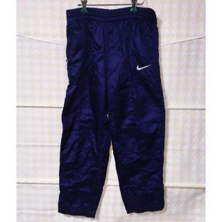 ナイキ(NIKE)のNIKE ナイキ トラックパンツ XL 90s ナイロンパンツ ネイビー(その他)