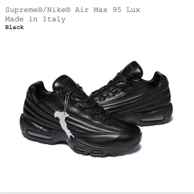 2022年新作入荷 Supreme - カンチ Supreme®/Nike® Air Max 95 Lux スニーカー 2022年新作入荷 Supreme - カンチ Supreme®/Nike® Air Max 95 Lux スニーカー