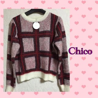 フーズフーチコ(who's who Chico)の❤︎最終価格❤︎新品タグ付き ニット(ニット/セーター)