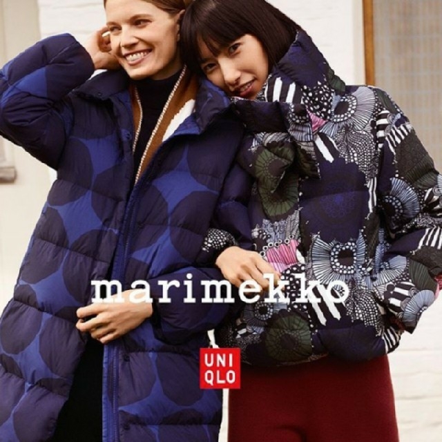 marimekko(マリメッコ)のマリメッコ× UNIQLO ダウンジャケット レディースのジャケット/アウター(ダウンジャケット)の商品写真