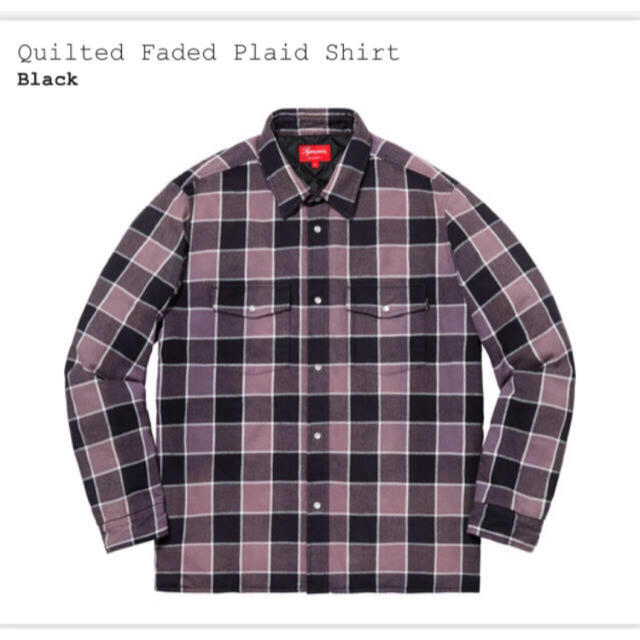 supreme Quilted Faded Plaid Shirt 野村周平着用