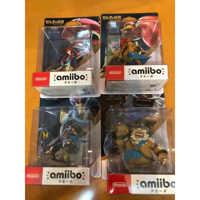 【新品未開封】amiibo ゼルダの伝説 4体セット