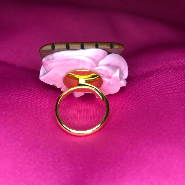 Q-pot.(キューポット)のキューポット リング 指輪 ピンク レディースのアクセサリー(リング(指輪))の商品写真
