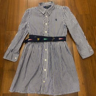 ラルフローレン(Ralph Lauren)のRALPH LAUREN ラルフローレン　ストライプ　ワンピース　キッズ(ワンピース)