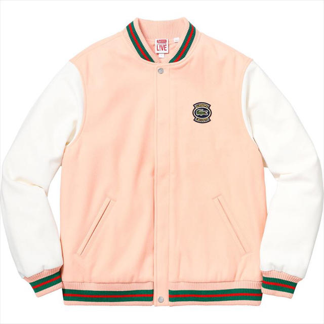 Supreme(シュプリーム)のsupreme × LACOSTE wool varsity jacket L メンズのジャケット/アウター(スタジャン)の商品写真