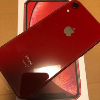 Apple - iPhoneXR 64GB レッド 赤 simフリー 多色ありの通販 by