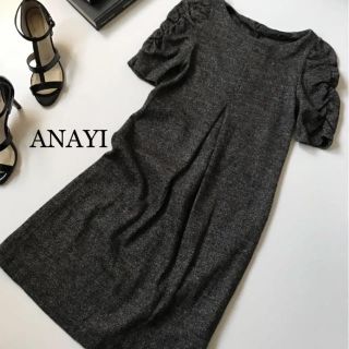 アナイ(ANAYI)の美品 ANAYI ワンピース(ひざ丈ワンピース)